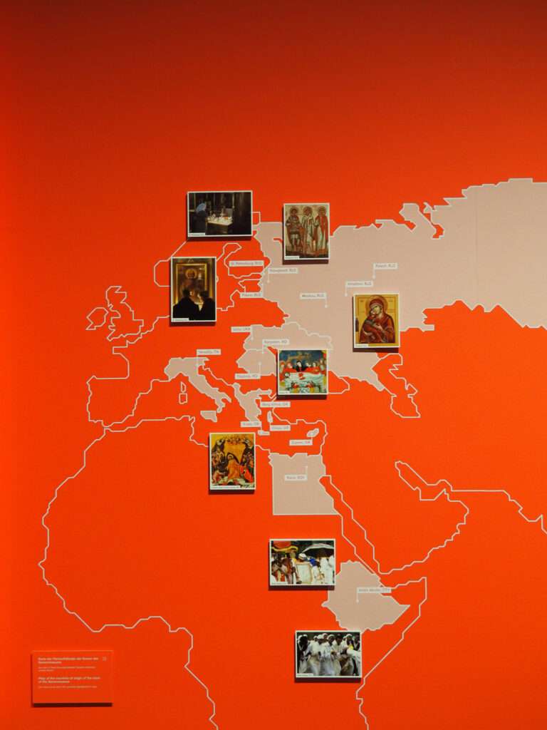 Landkarte des Ikonen Museums
