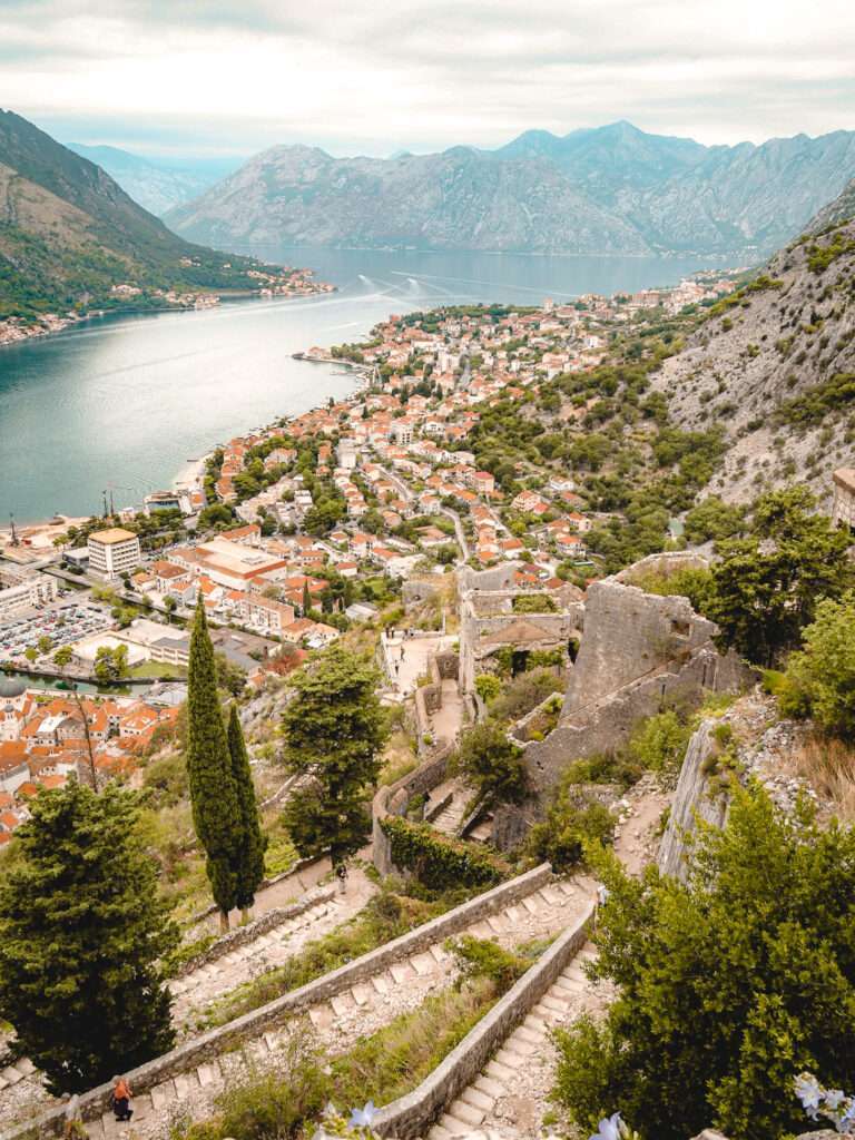 Aufstieg zur Festung von Kotor