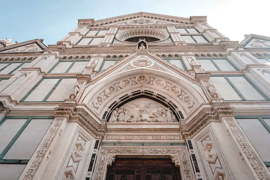 Detailaufnahme der Kathedrale in Florenz