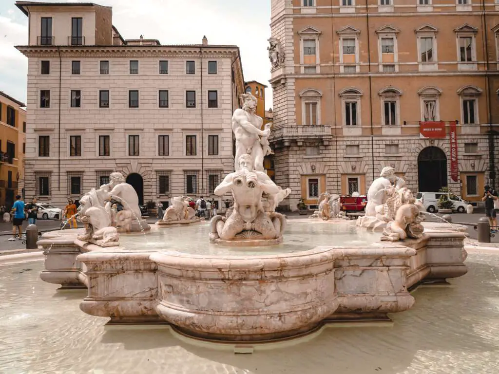Fontana del Moro am Piazza Navona
