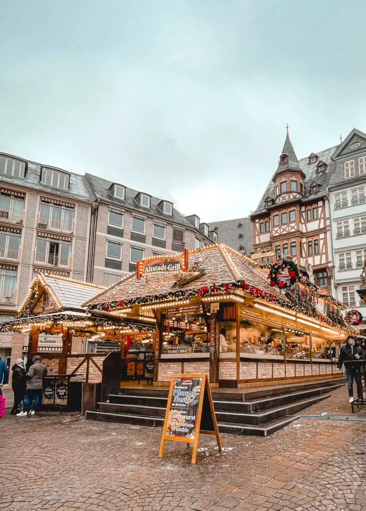 Weihnachtsmarkt am Römer in Frankfurt