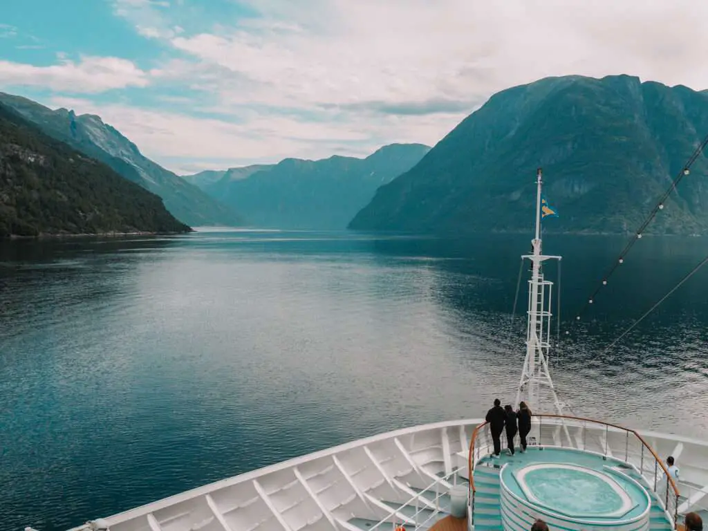 Schifffahrt durch den Geirangerfjord