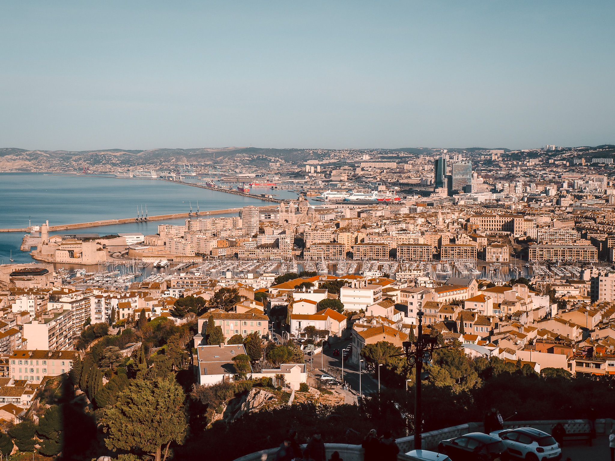 Aussicht über Marseille