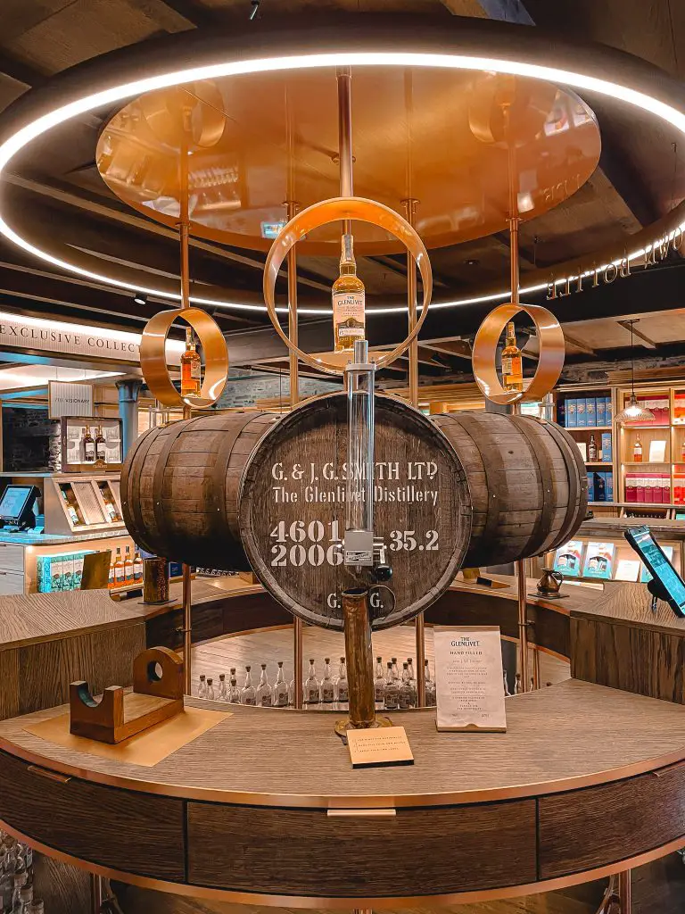 Besuch Glenlivet Shop