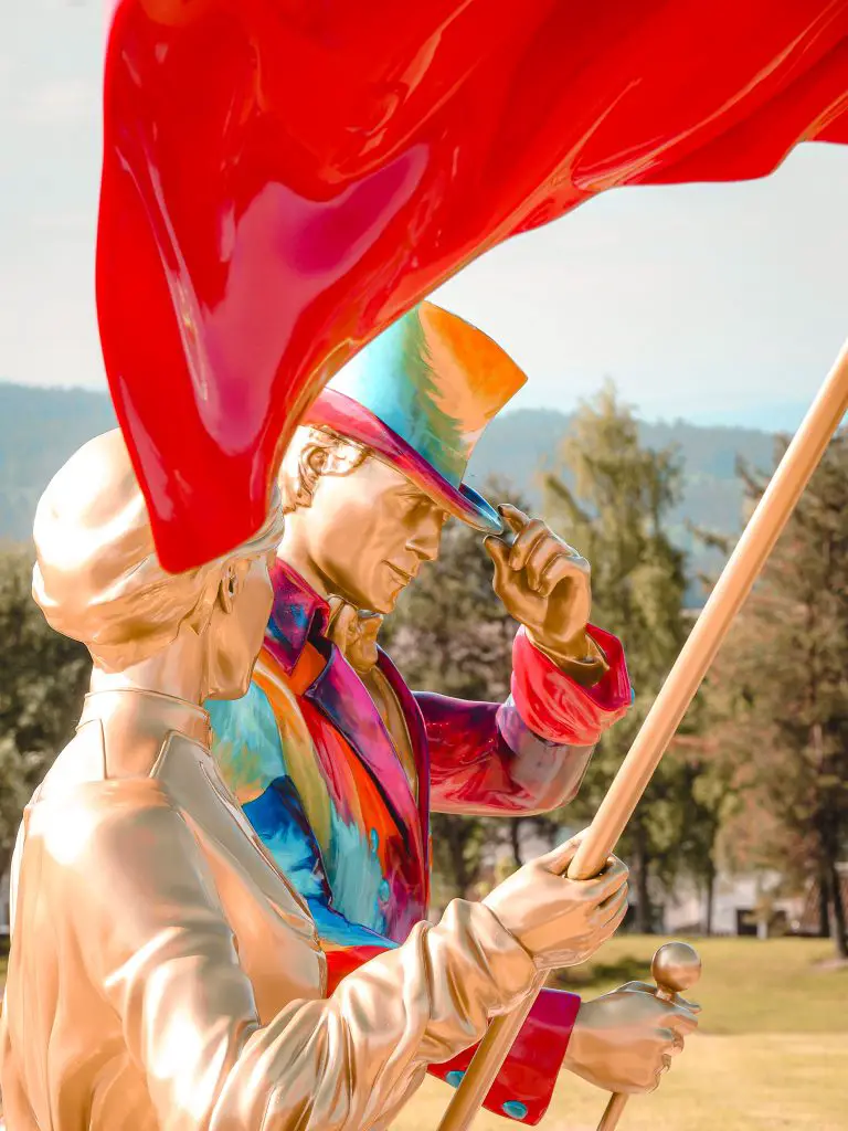 Johnny Walker Statue at Cardhu