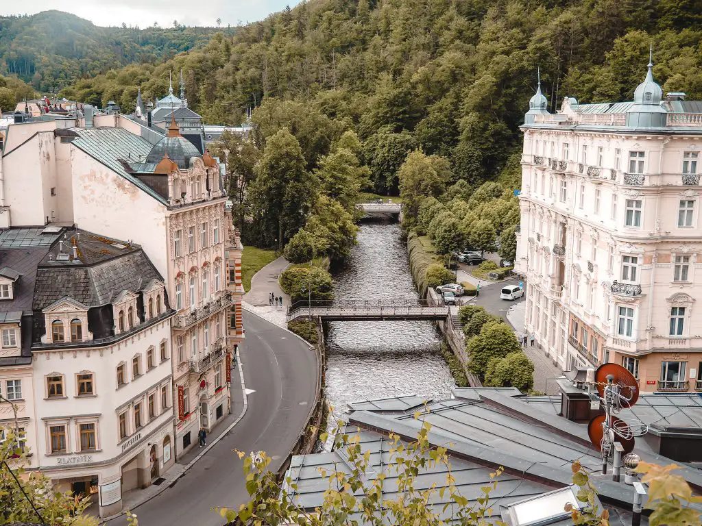 Ausblick Grand Hotel Pupp Karlsbad