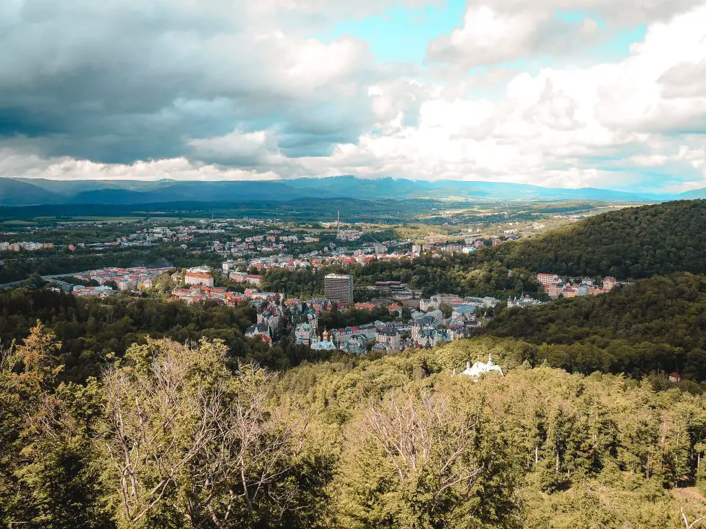 Ausblick auf Karlsbad