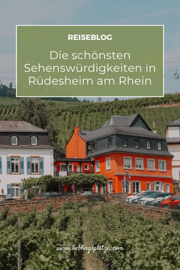 Pinterest Pin - Die schönsten Sehenswürdigkeiten in Rüdesheim am Rhein