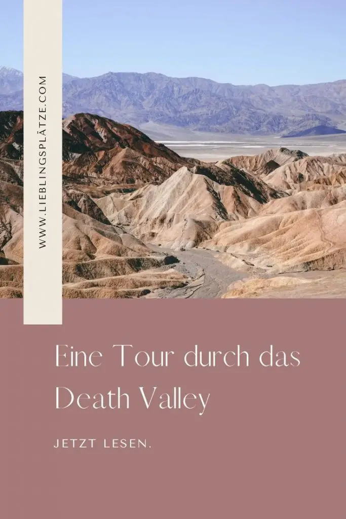 Pinterest Pin - Eine Tour durch das Death Valley