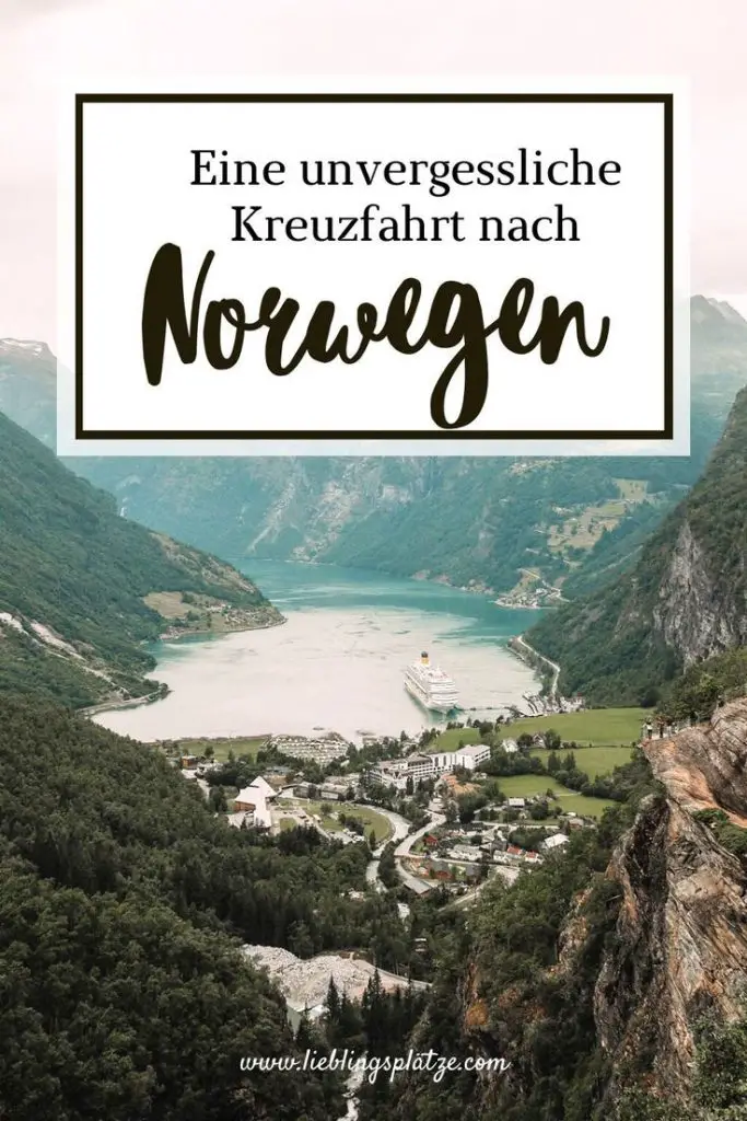 Pinterest Pin - Reisebericht Norwegen Kreuzfahrt