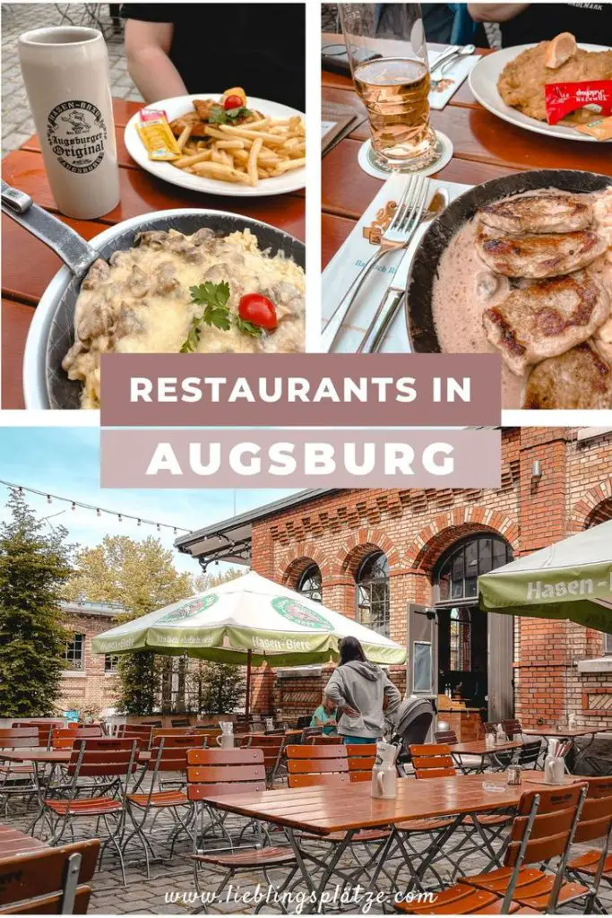 Pinterest Pin - Restaurants in Augsburg