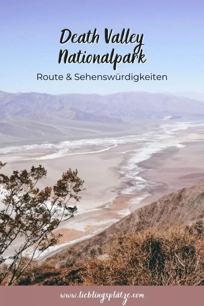 Pinterest Pin - Sehenswürdigkeiten Death Valley Nationalpark _ Lieblingsplätze