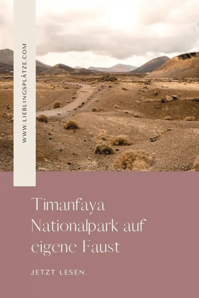 Pinterest Pin - Tipps für den Timanfaya Nationalpark