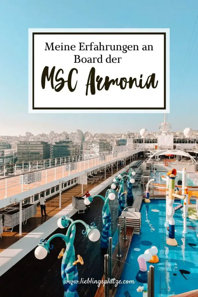 Meine Erfahrungen an Board der MSC Armonia