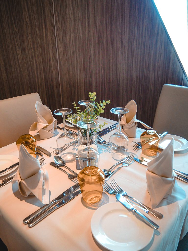 Essen auf dem Schiff Vasco da Gama