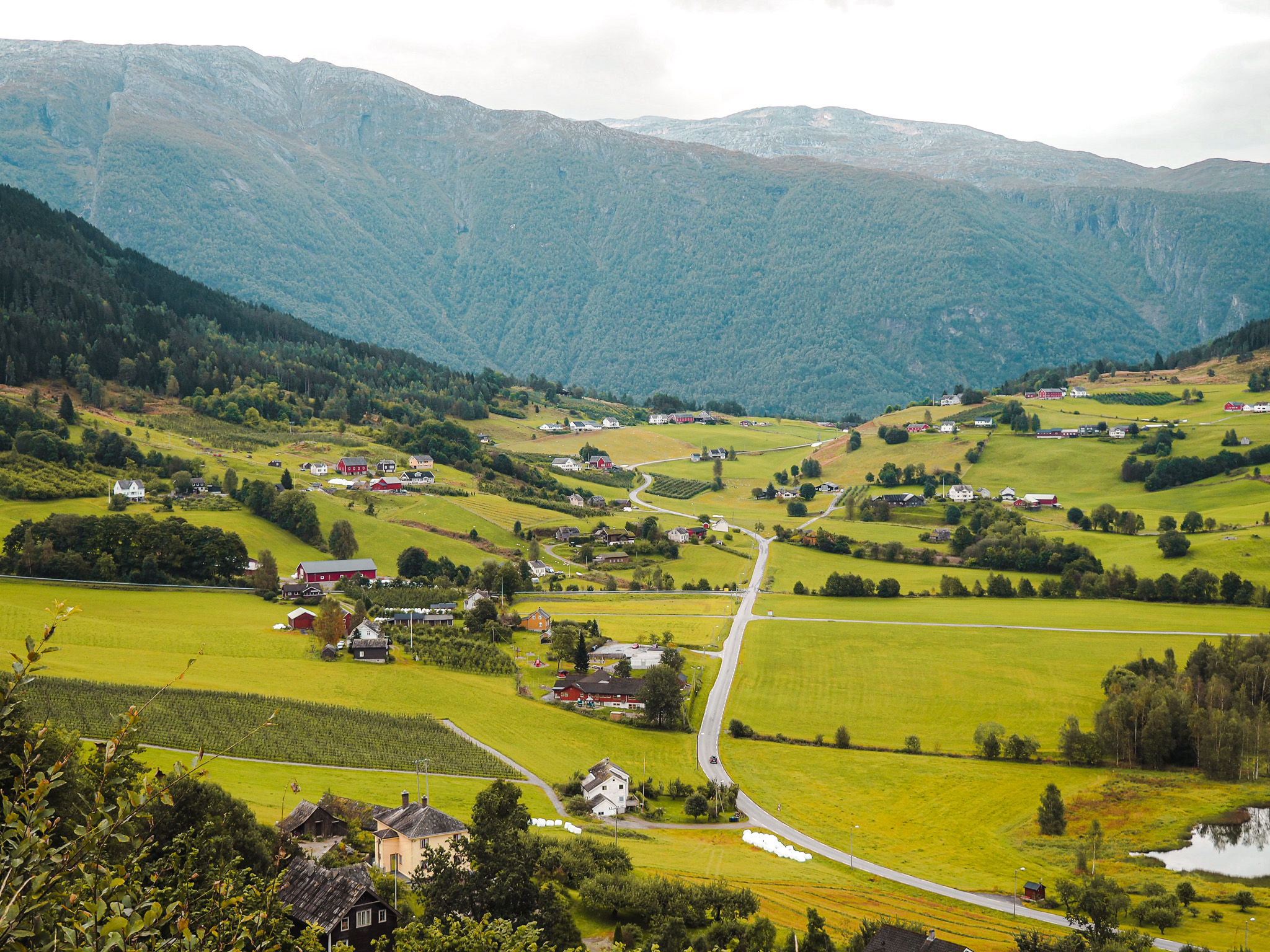 Weitblick von der Siderruta Ulvik