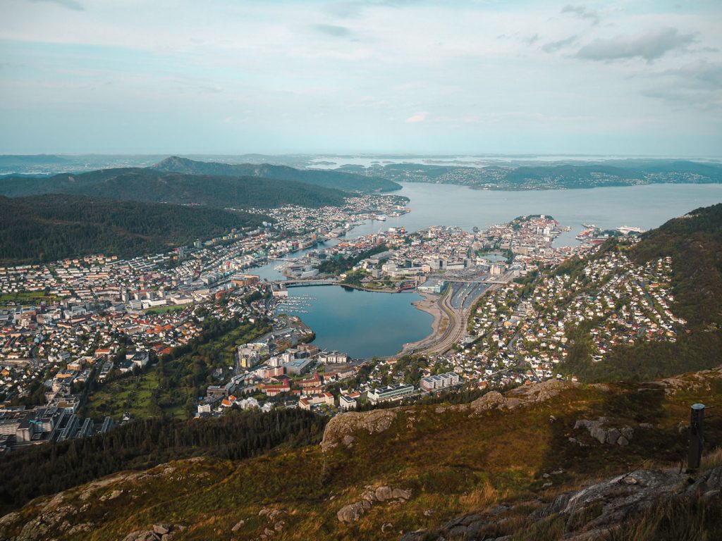 ausblick vom ulriken bergen