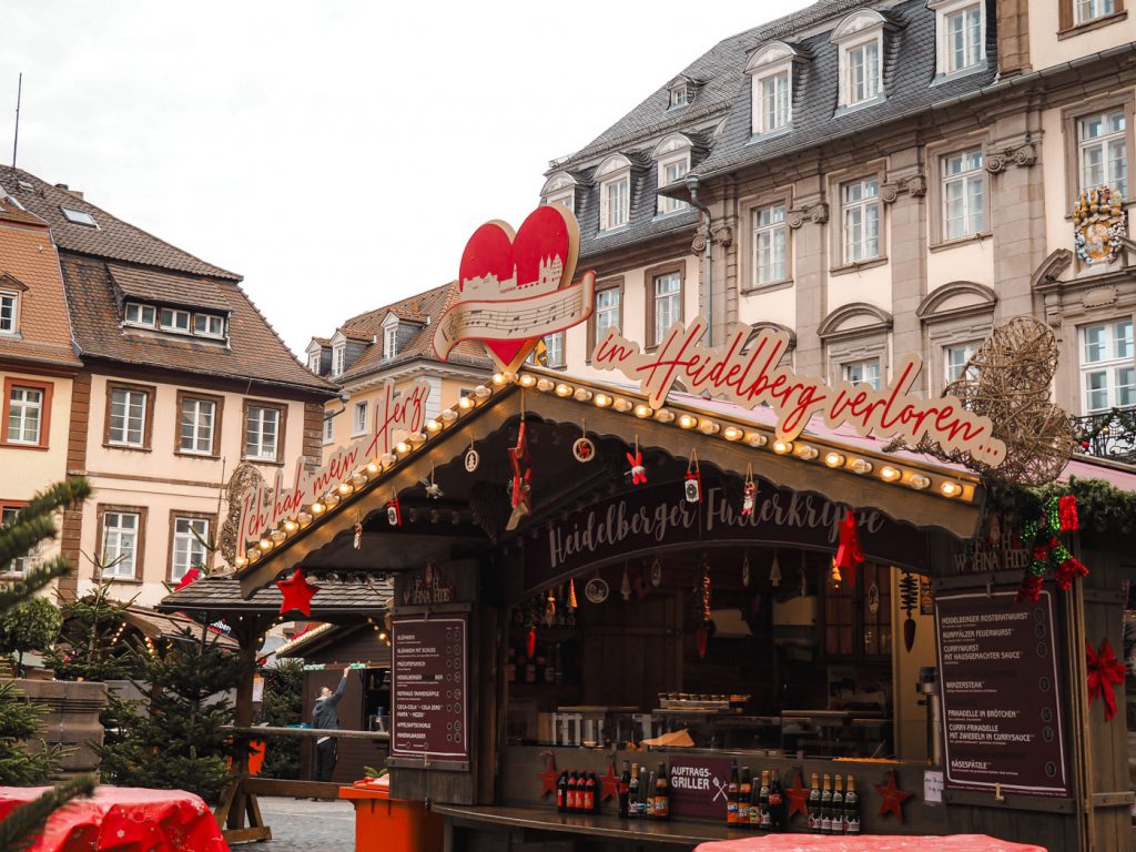Heidelberg Weihnachtsmarkt Marktplatz