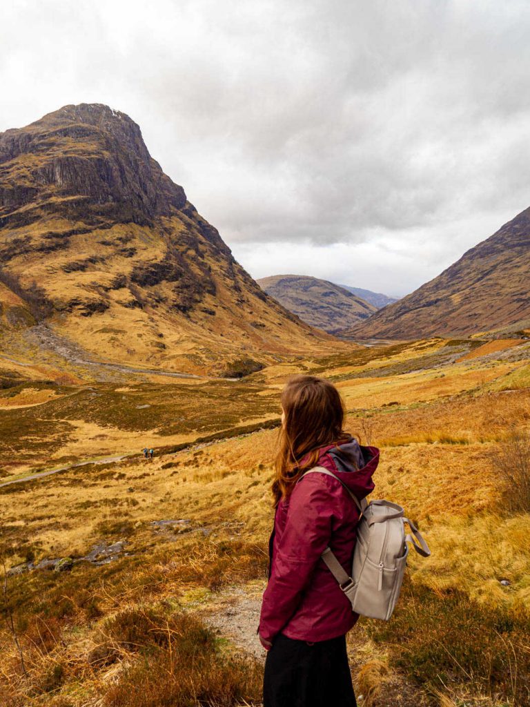 Three Sisters of Glencoe Aussichtspunkt