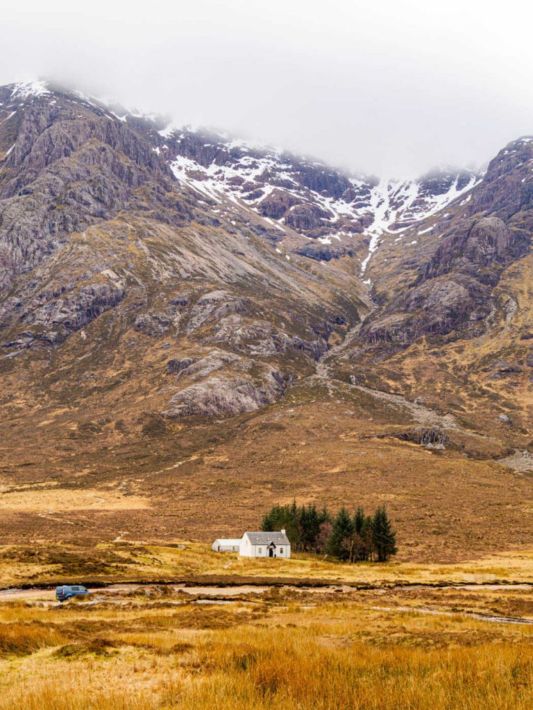 Wee White House Glencoe Schottland