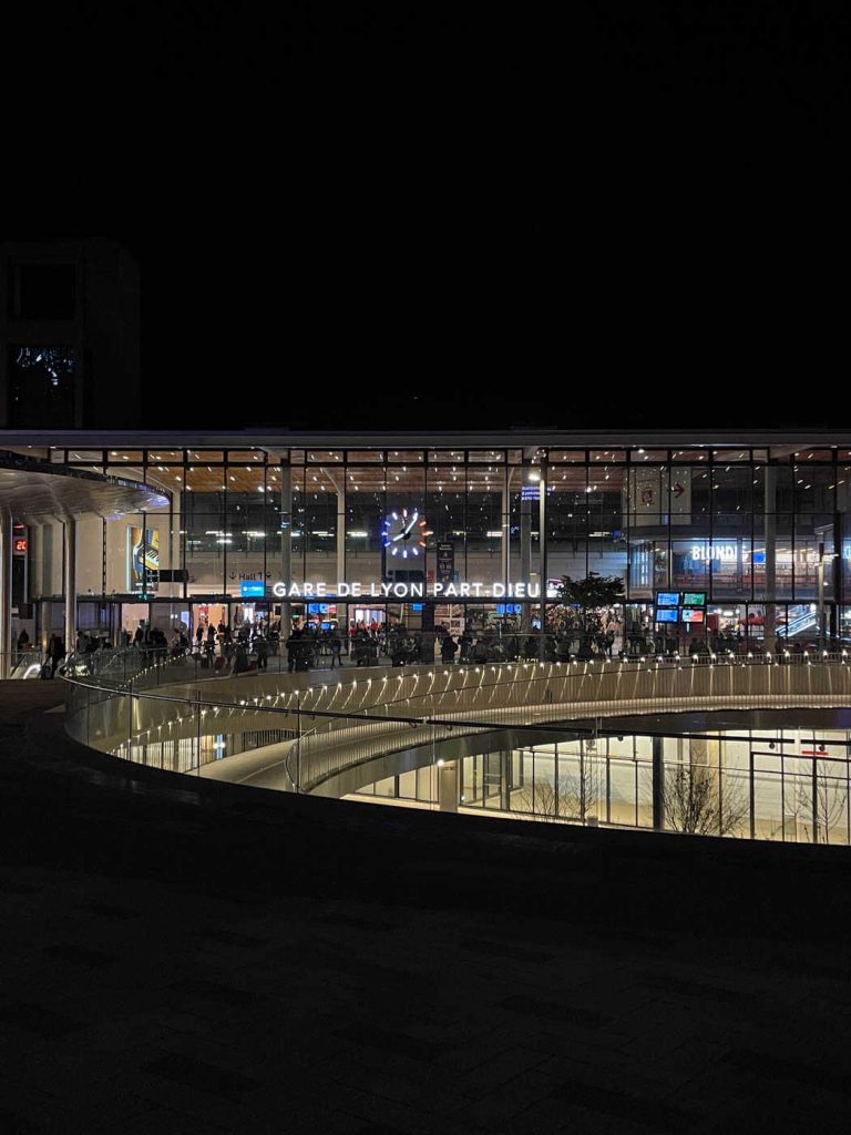 Ankunft Gare de Lyo Part-Dieu