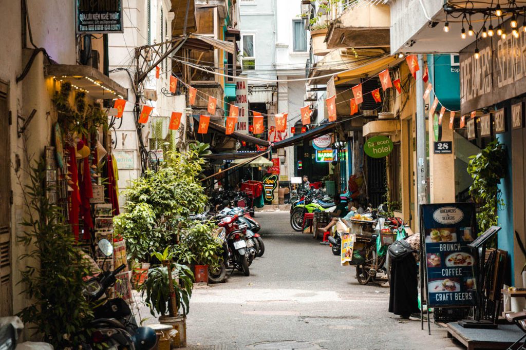 Street in Old Town Hanoi