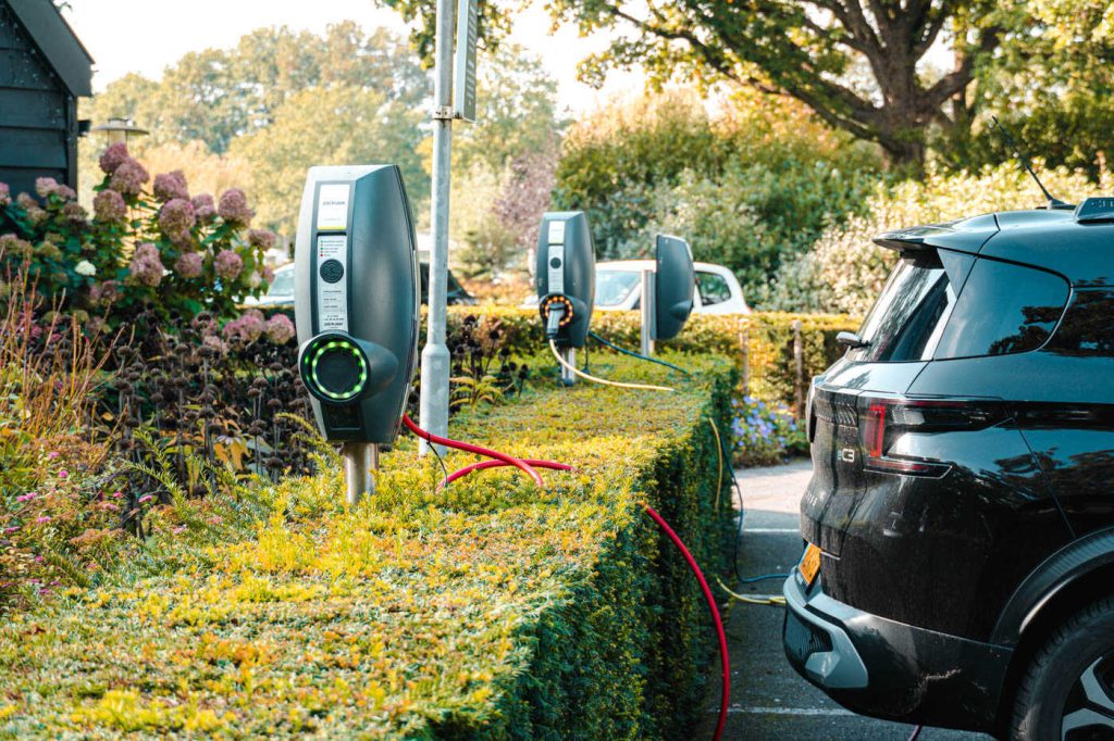 elektroauto laden im landal amerongse berg